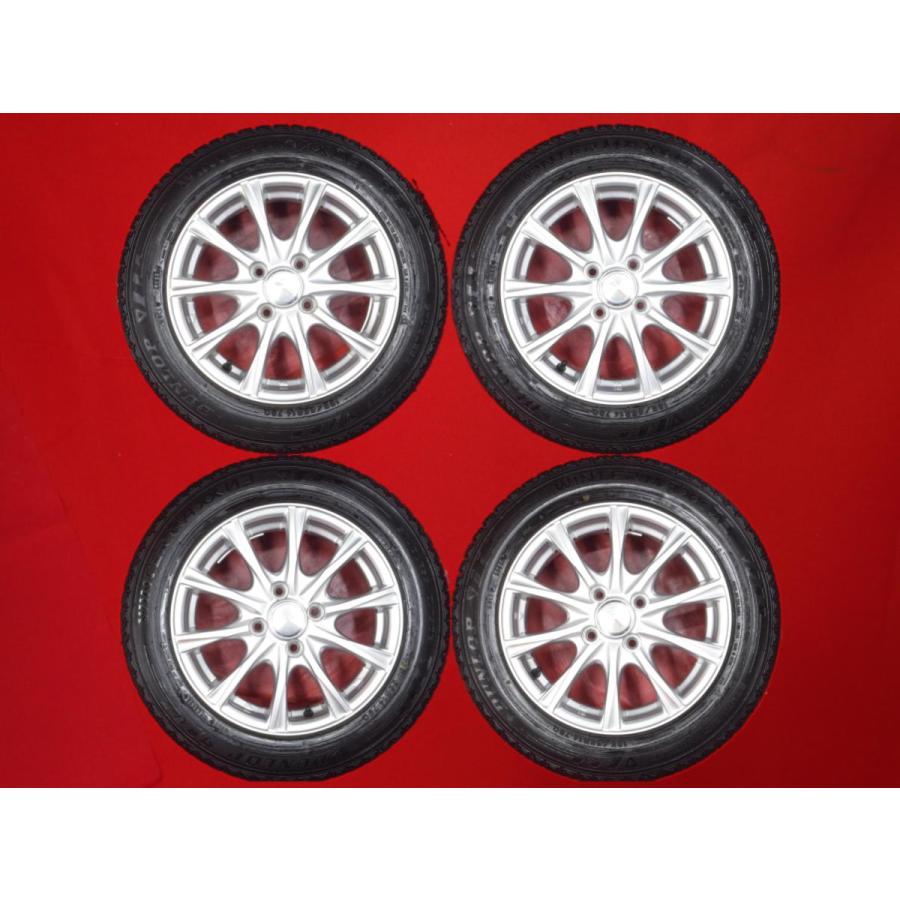 【DUNLOP WM03 165/65R14】スタッドレス【PRD 14インチ 5J4HPCD100+39】22年製 バリ溝 タンク ブーン ルーミー トール パッソ等　(MTM481) クレジットカード QRコード決済可能 激安 4本SET】ダンロップ ウィンターマックス WM03 [165/65R14 79Q] 10