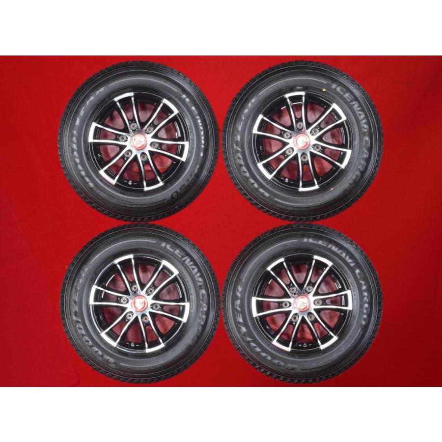 スタッドレス 6Wスポークタイプ+ グッドイヤー アイスナビカーゴ [ 195 