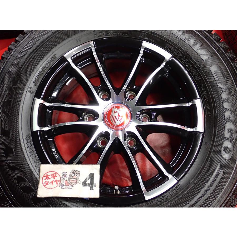 スタッドレス 6Wスポークタイプ+ グッドイヤー アイスナビカーゴ [ 195 