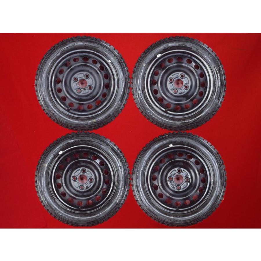 スタッドレス 4本セット スチールホイール + ダンロップ ウィンター 
