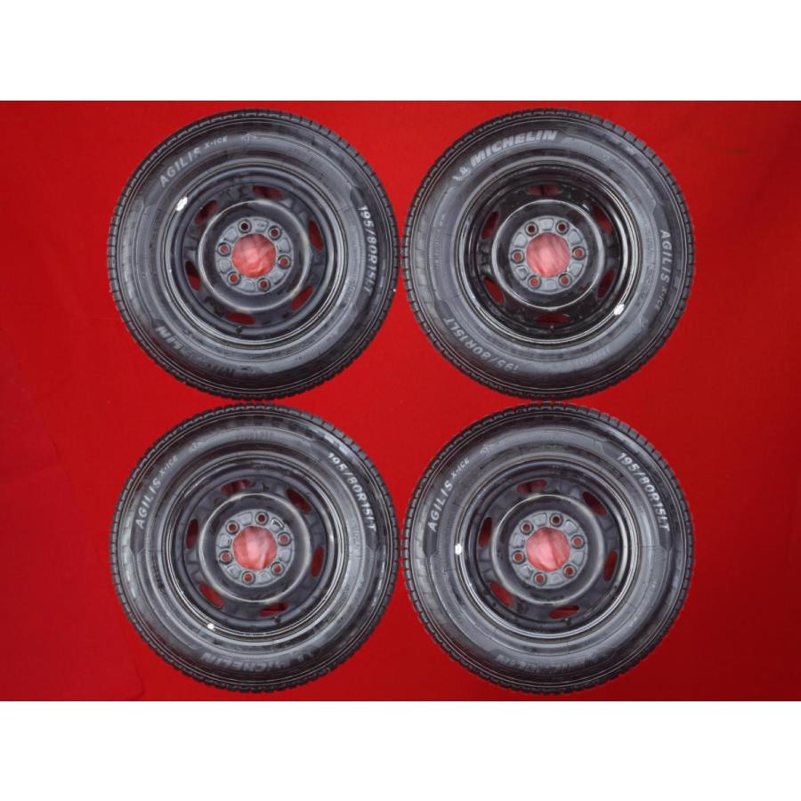 スタッドレス キャラバン E25 純正スチール ホイール + ミシュラン  