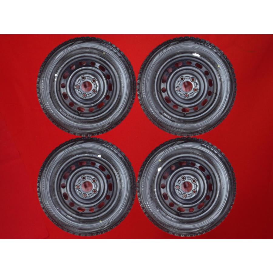 スタッドレスタイヤ2016年&鉄ホイールブリヂストンブリザックVRX195/65/15 ブリザック VRX2 165/65R15 スタッグ 15×4.5J ガンメタ タフト ソリオ