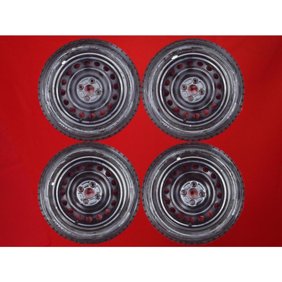 スタッドレス 4本セット スチール ホイール + ダンロップ ウィンター 