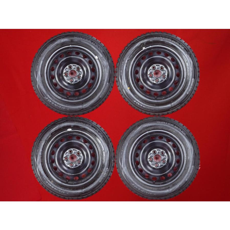 スタッドレス 4本セット トヨタ 純正スチール + ダンロップ ウィンター 