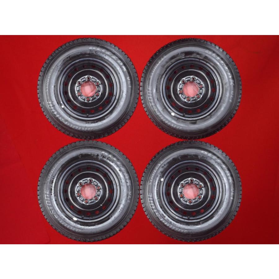 スタッドレス ハイエース純正鉄ホイール