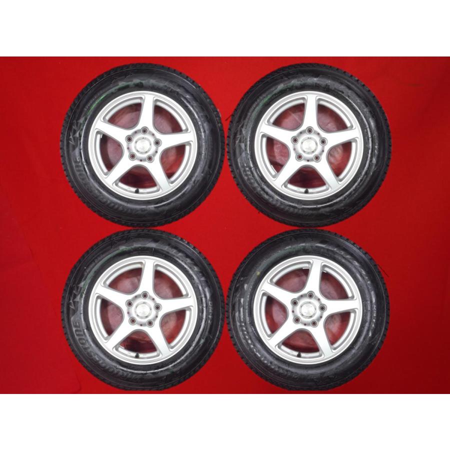 テリオス.パジェロミニ等❗️15インチアルミ☆175/80/15BS冬タイヤ付き