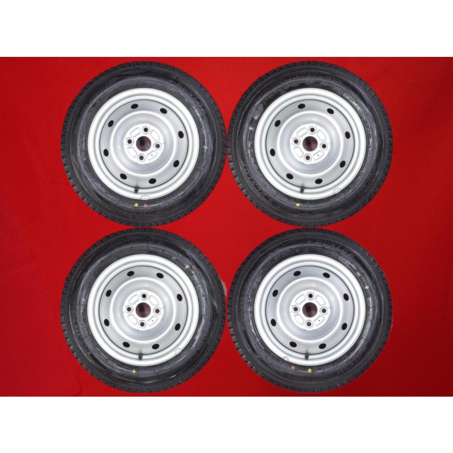 スタッドレス 4本セット スチールホイール + ダンロップ ウィンター  