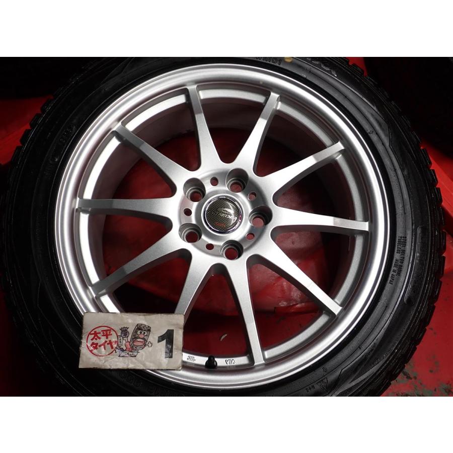 【トヨタ車用 4本】ダンロップ ウィンターマックス01 WM01 [225/50R18 95Q] 10スポークタイプ [7J +39 PCD114.3] カローラクロス 等 stwt18_4