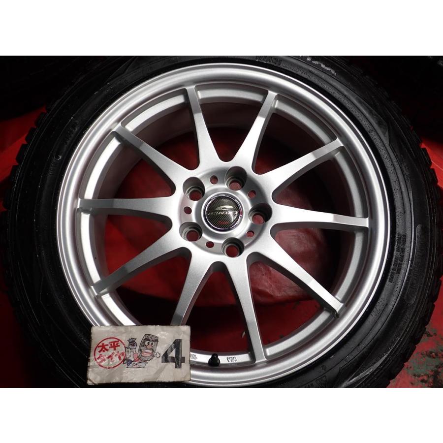 【トヨタ車用 4本】ダンロップ ウィンターマックス01 WM01 [225/50R18 95Q] 10スポークタイプ [7J +39 PCD114.3] カローラクロス 等 stwt18_7