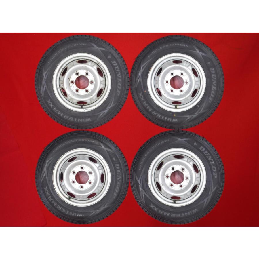 日産 キャラバン 純正ホイール　4本セット 195/80R15 ヨコハマタイヤ 19年製 激安 4本SET】日産 キャラバン E25 純正 [5.5JJ +45 PCD139.7