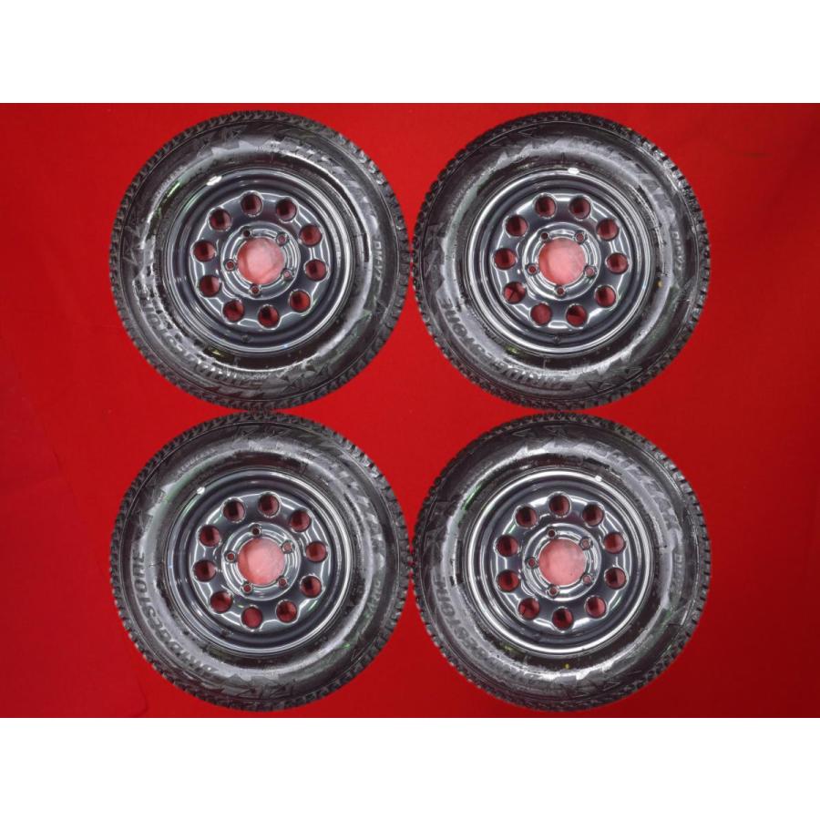 ジムニー、ブリジストン、ブリザックスチールホイールタイヤ4本セット ジムニー、ブリジストン、ブリザックスチールホイールタイヤ4本セット