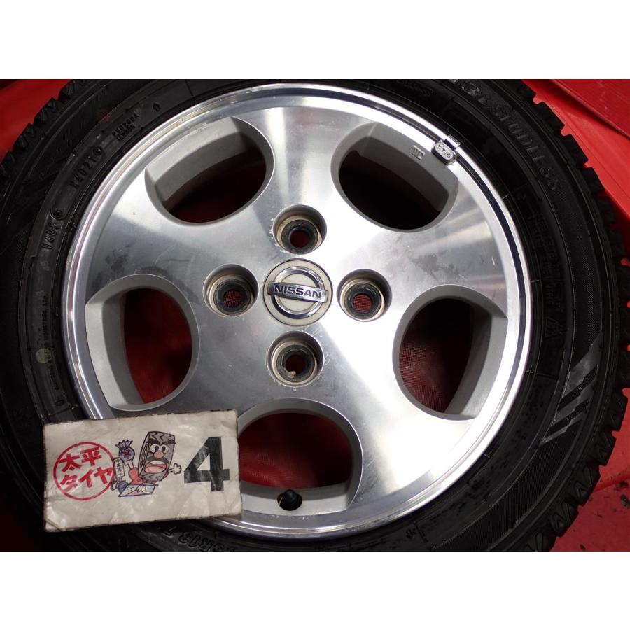 激安 4本SET】日産 オッティ 純正 アルミホイール [4.00B +46 PCD100