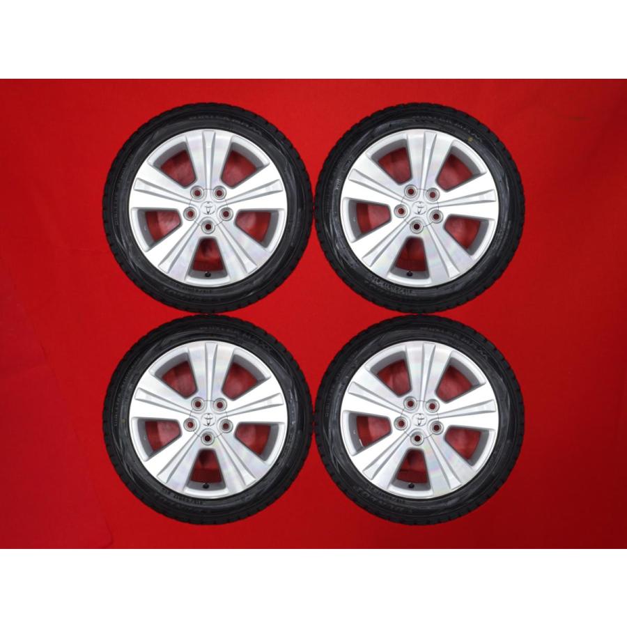 【DUNLOP WM01 215/60R17】スタッドレス【トヨタ エスティマ 純正ホイール 17インチ 7J5HPCD114.3+50】2018年製 バリ溝　(VTC314) クレジットカード QR決済可能 トヨタ（TOYOTA） アルファード ヴェルファイア エスティマ クルーガー
