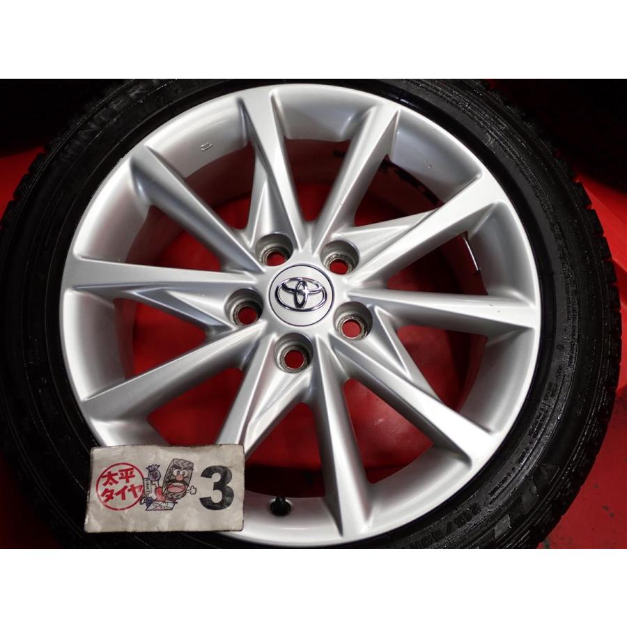 トヨタ純正 プリウスα 極上9分山 国産スタッドレス 215/50R17 4本 人気モデル 4本SET】プリウスα ツーリングセレクション 純正 [7J +45