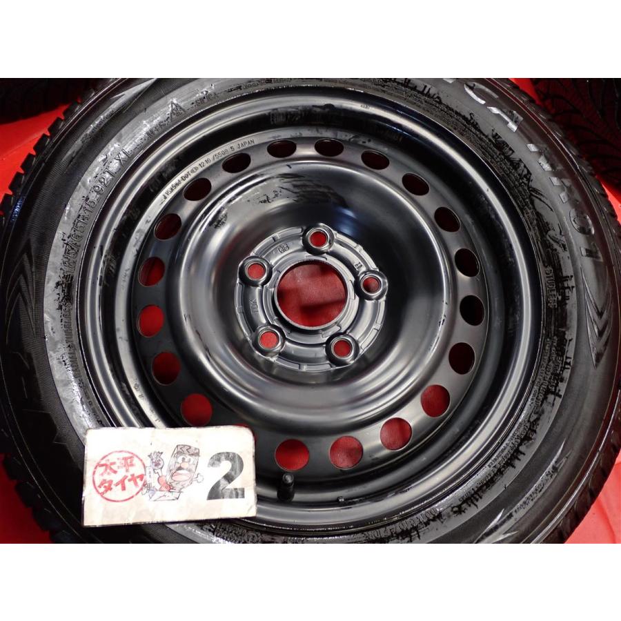 激安 4本SET】フリード GB5系 純正 スチール 鉄ホイール 鉄チン [5.5J