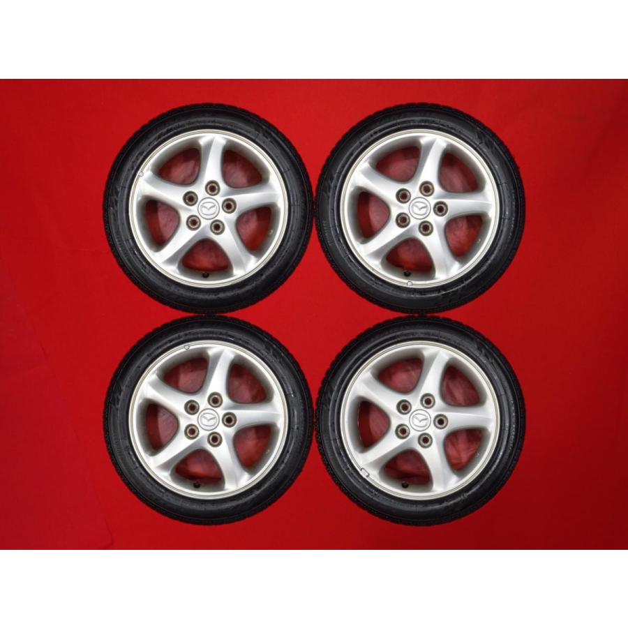 希少品 4本SET】ファミリア S-ワゴン 純正 アルミホイール [6J +50