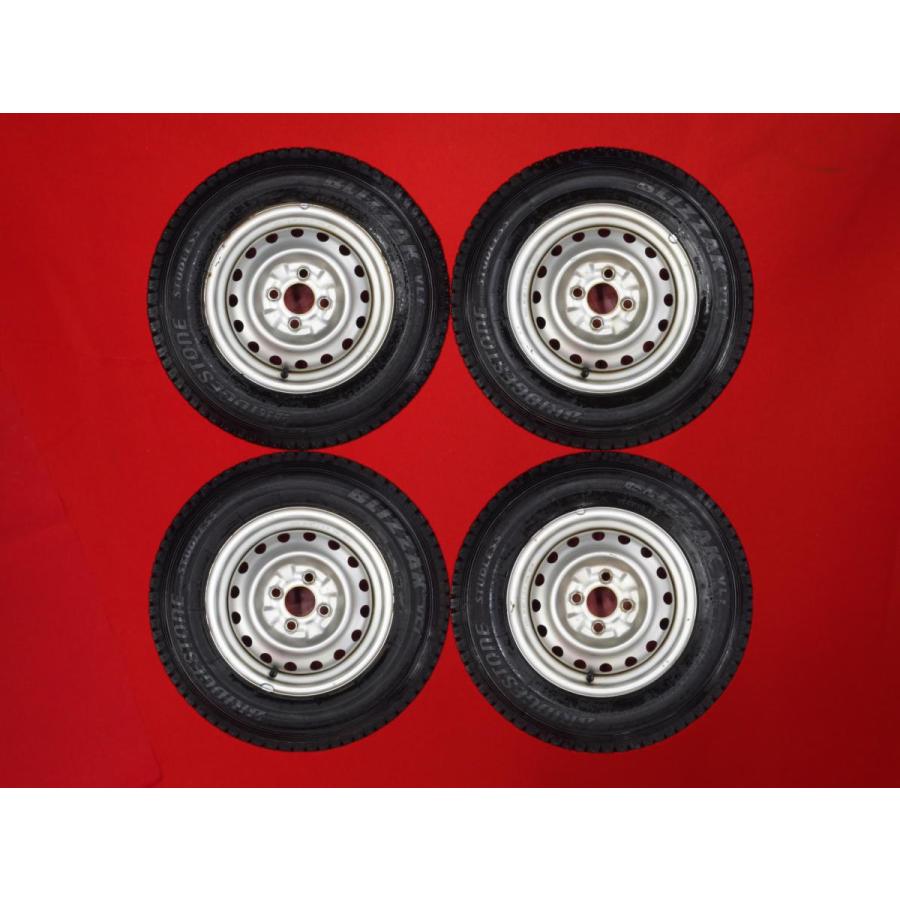 激安 4本SET】日産 ADバン Y12 純正 スチール 鉄ホイール [5J +40