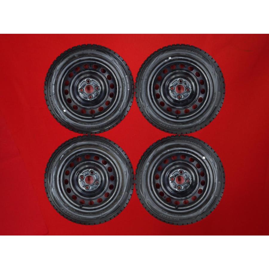 スズキ純正ホイール　165/60r15 ダンロップタイヤ付き ハスラー スズキ ハスラー純正 165/60R15 夏タイヤ 50%-60%山 DUNLOP