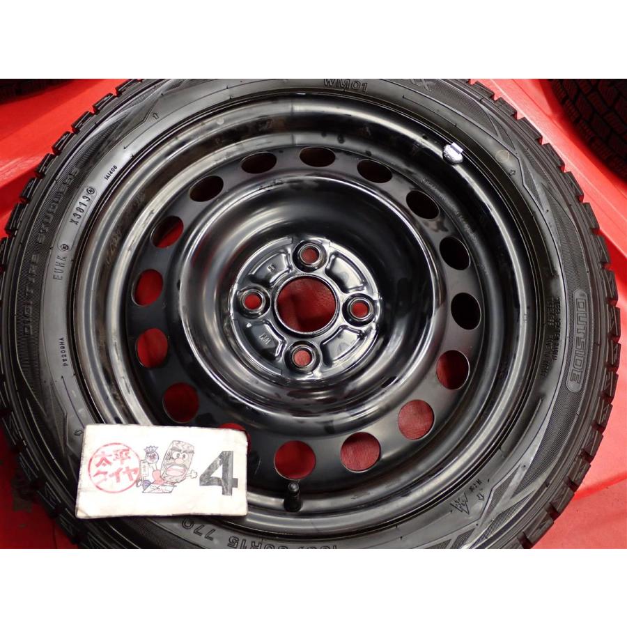 武*山様 ダンロップBarosso15インチホイール(ジャンク) 激安 4本SET】ダンロップ ウインターマックス01 [165/60R15 77Q