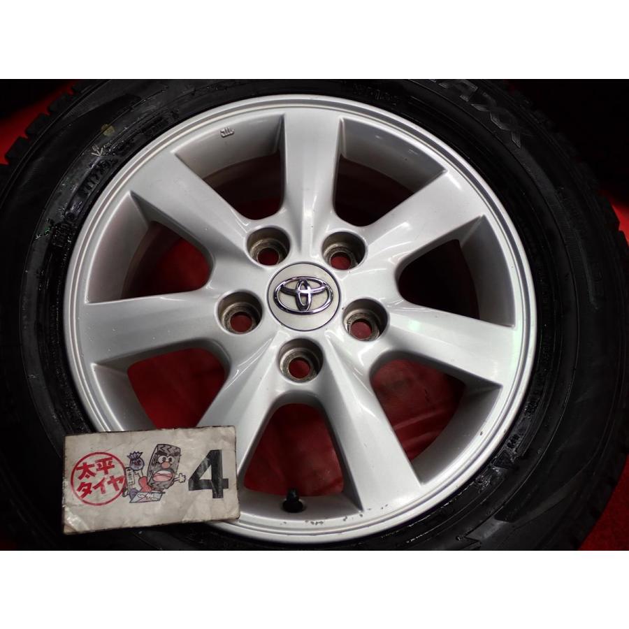 アイシス純正ホイール＆BRIDGESTONEスタッドレスタイヤ4本セット 激安 4本SET】トヨタ アイシス 純正 アルミホイール [6J +50 PCD114.3