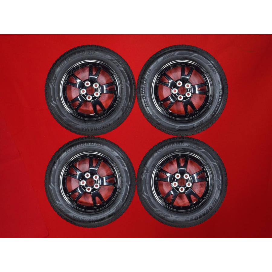 スタンドレス195/65/15ヨコハマiG60 ホイール付　プリウス30純正 激安 4本SET】トヨタ プリウス 30系 後期 純正 アルミホイール [6J +45