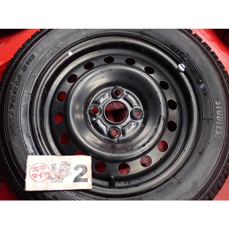 激安 4本SET】パッソ(M700A系) ルーミー 純正 スチール 鉄ホイール 鉄
