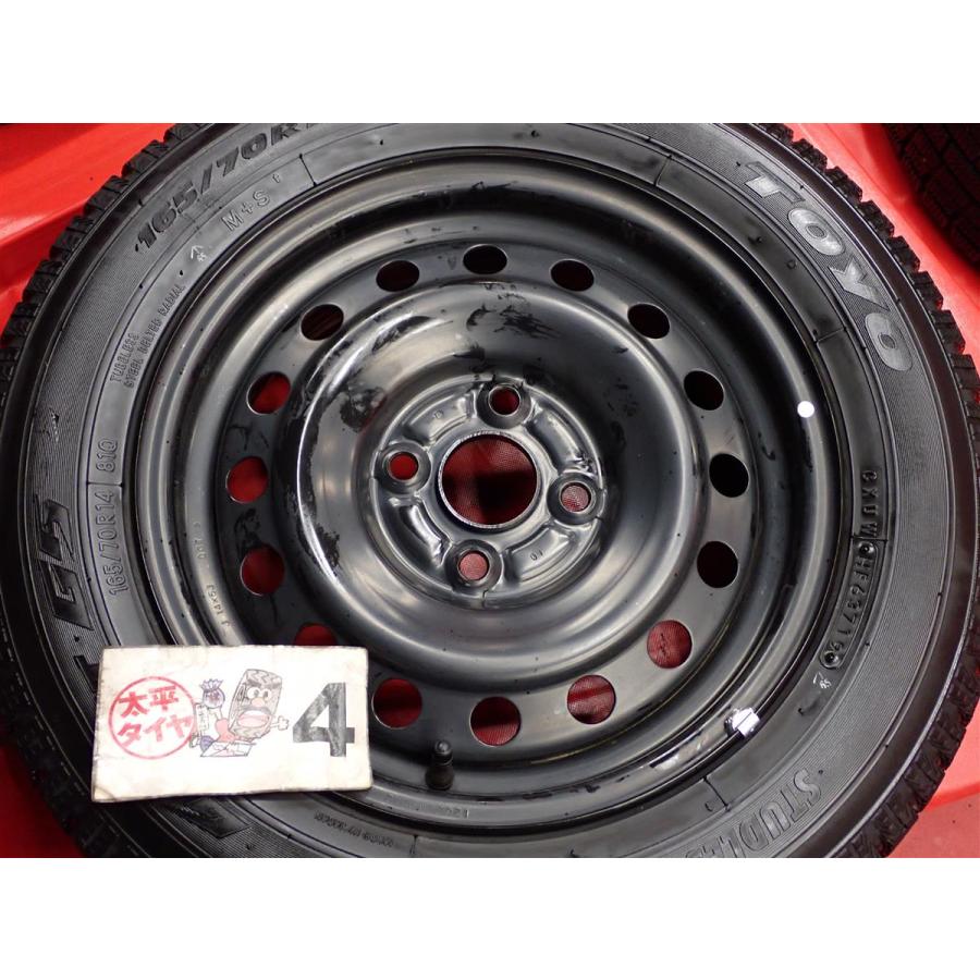 激安 4本SET】パッソ(M700A系) ルーミー 純正 スチール 鉄ホイール 鉄