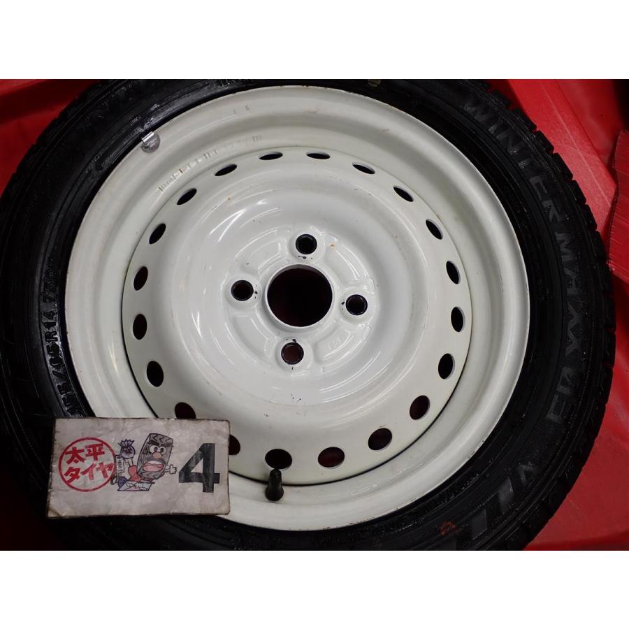 激安 4本SET】N-BOX JF1系 純正 スチール 鉄ホイール 白 白色 [4.5J +