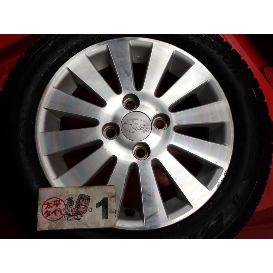 スバル 純正ホイール タイヤ セット 4本 PCD100 205/50R16 激安 4本SET】スバル ステラ RN系 純正 アルミホイール [4.5J +45
