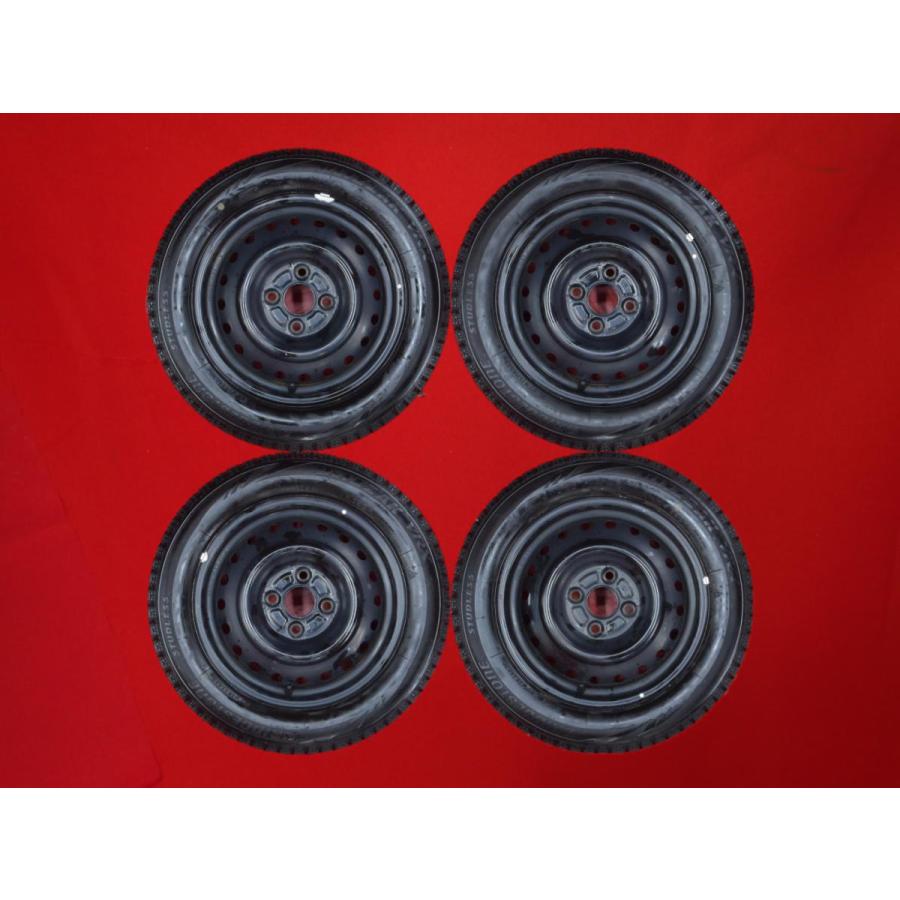 CANBAS 鉄ホイール 4個セット 激安 4本SET】ムーヴキャンバス LA800S系 純正 スチール 鉄ホイール