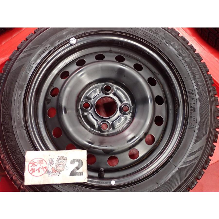 激安 4本SET】パッソ ルーミー 純正 スチールホイール [5J +35 PCD100 