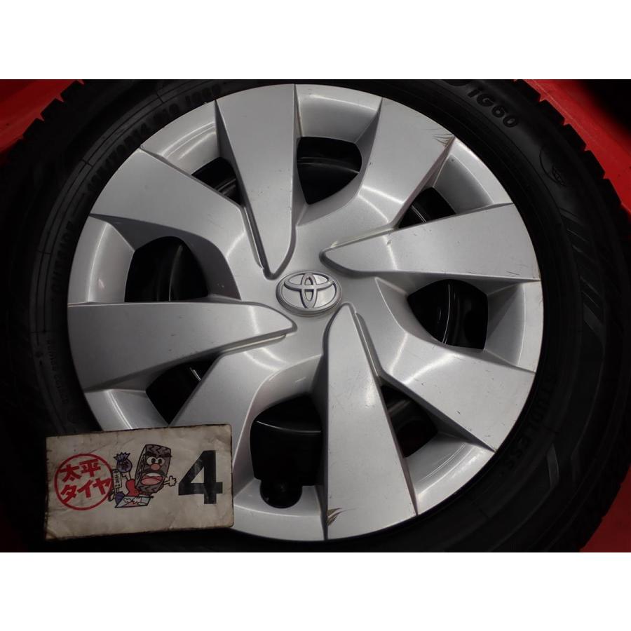 激安 4本SET】トヨタ ヴィッツ 130系 純正 スチール 鉄ホイール [5J +