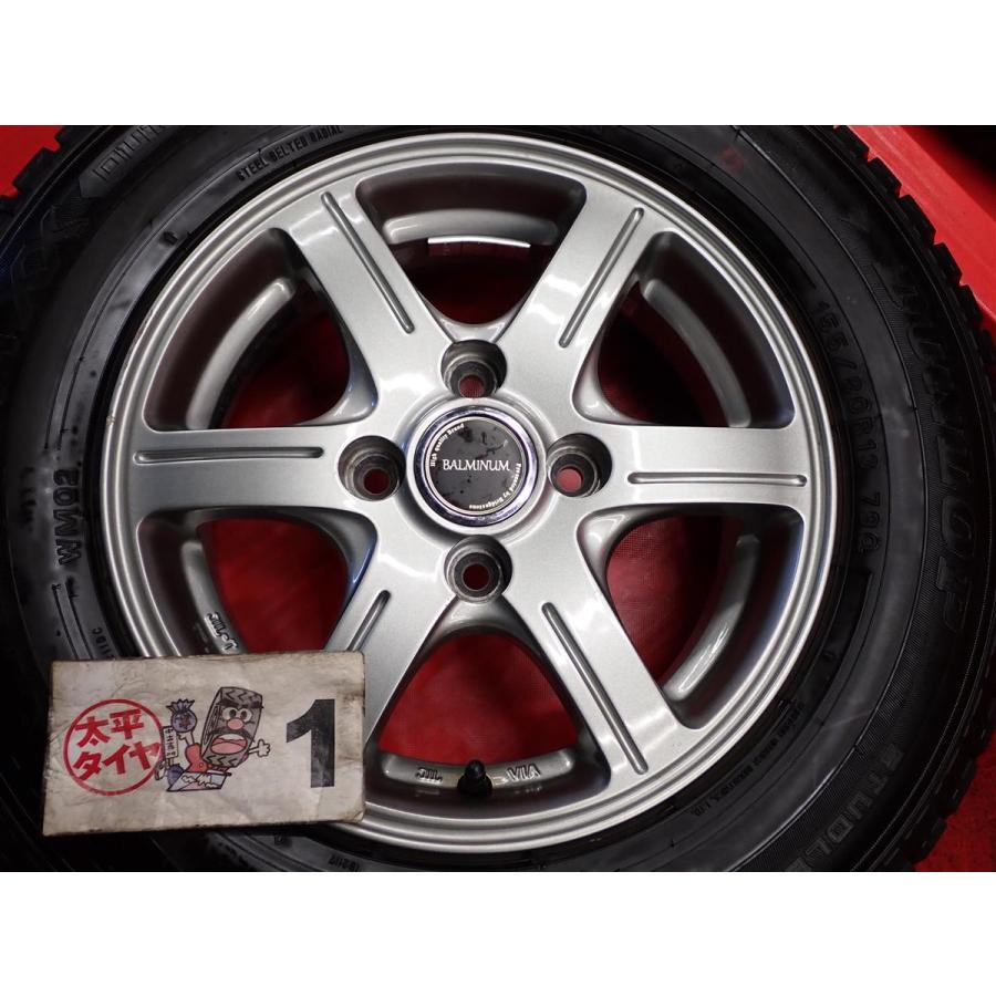 155/80R13ダンロップウィンターマックス02 2019年製  4本セット状態良いです 激安 4本SET】ダンロップ ウィンターマックス02 WM02 [155/80R13 79Q