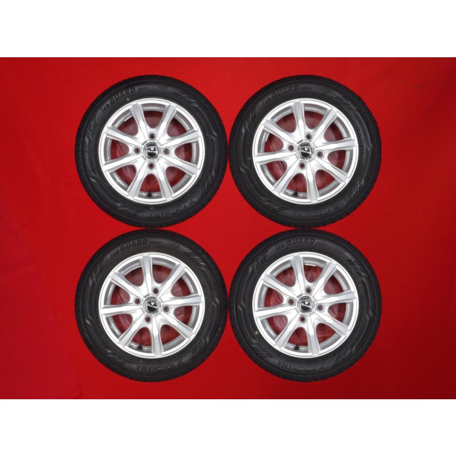 ほぼ未使用！155/65R13+軽カー用スチールホイール×4本ヨコハマig60 軽自動車用 4本SET】ヨコハマタイヤ アイスガード6 iG60 [155/65R13