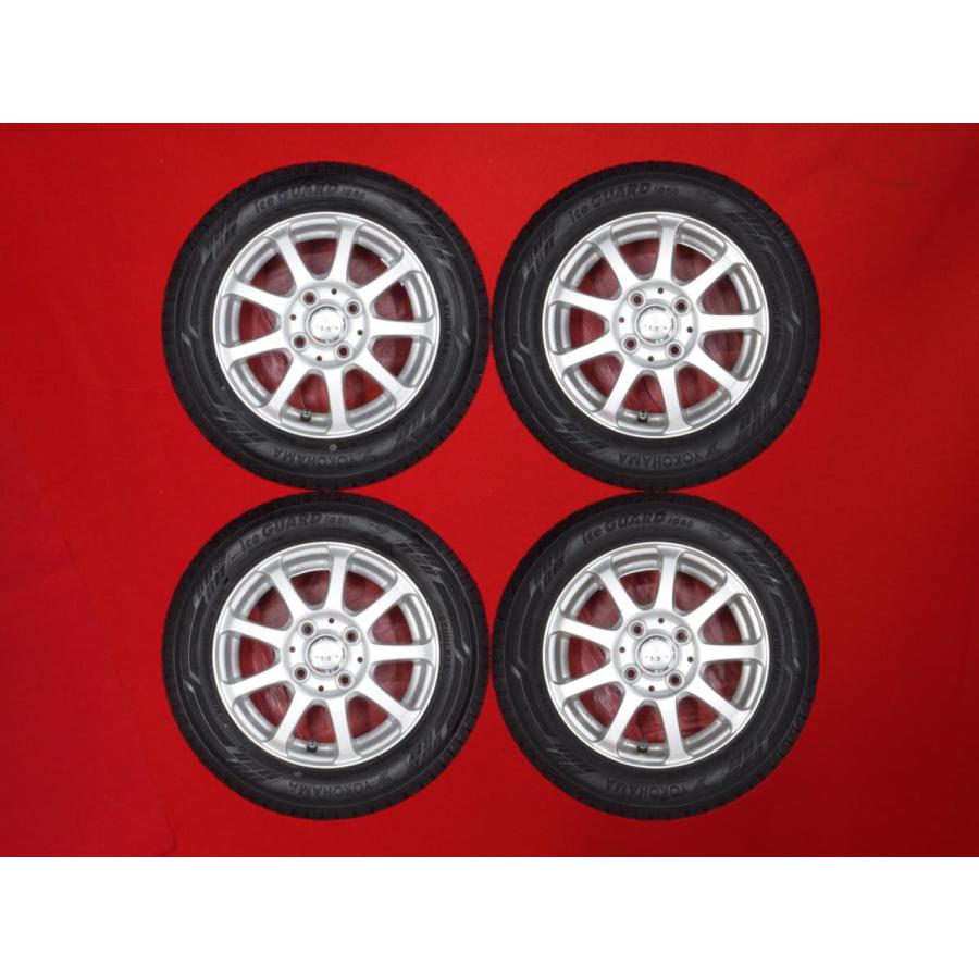 ほぼ未使用！155/65R13+軽カー用スチールホイール×4本ヨコハマig60 軽自動車用 4本SET】ヨコハマタイヤ アイスガード6 iG60 [155/65R13