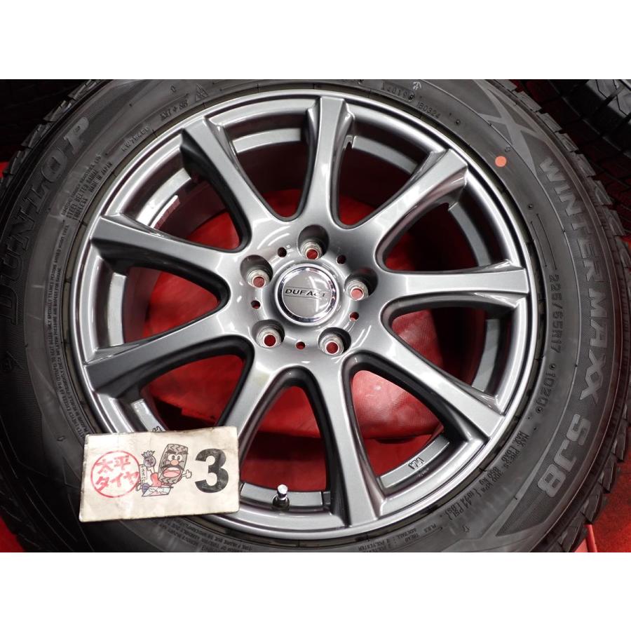 激安 4本SET】ダンロップ ウィンターマックス SJ8 [225/65R17] 9 