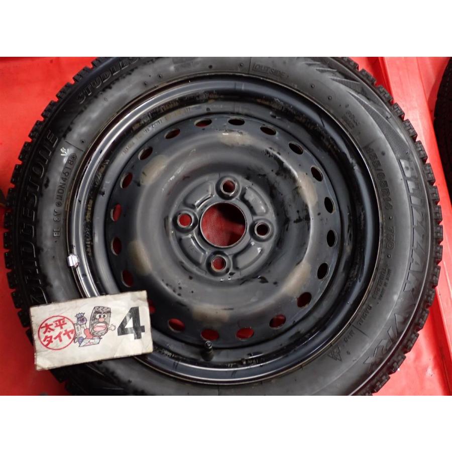 激安 4本SET】ホンダ N-BOX JF1系 純正 スチール 鉄ホイール [4.5J +40