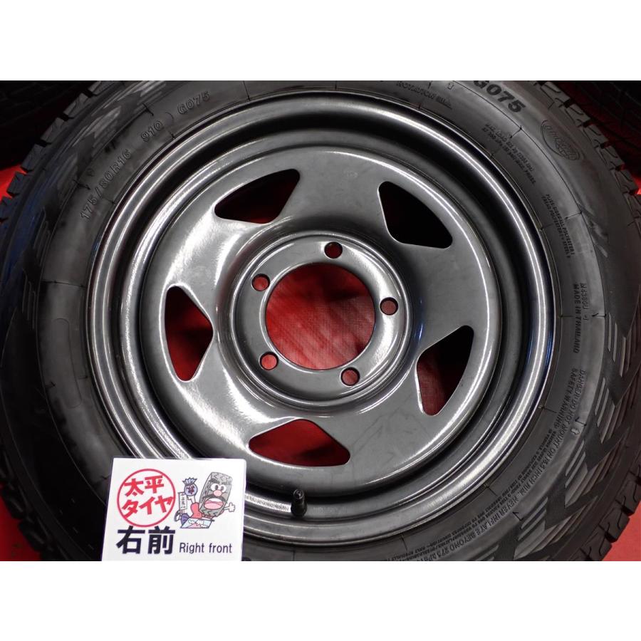 A480 175/80R16 91S 1本 ホイール付 ヨコハマ 塗装 ジムニー ジムニー用 4本SET】ヨコハマ アイスガード SUV G075 [175/80R16 91Q