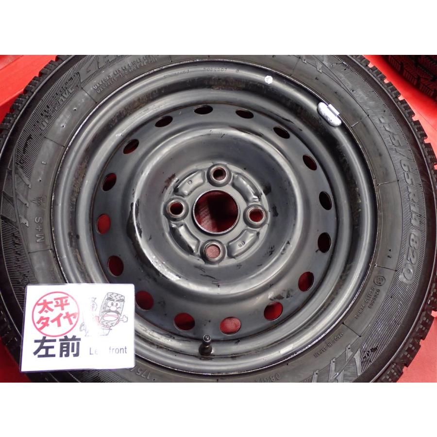 希少品 4本SET】ダイハツ アトレー7 純正 スチールホイール [5J +35