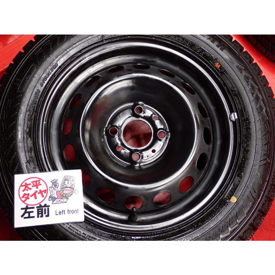 激安 4本SET】フィアット 500 純正 スチール 鉄ホイール 鉄チン [5.5J