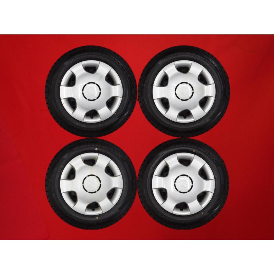 10ポルテ純正スチールホイール☆175/65R14 サマータイヤバリ山送料込み☆ 激安 4本SET】ポルテ 10系 純正 スチール 鉄ホイール [5.5J +33 PCD100