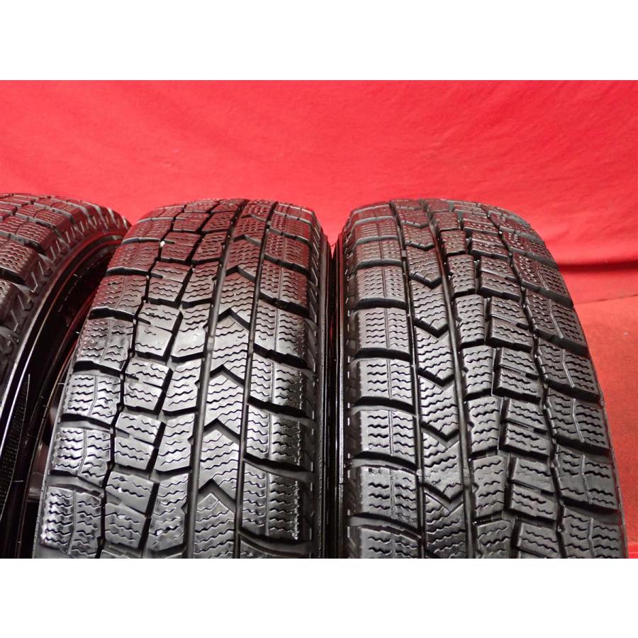 【軽自動車用 4本SET】ダンロップ ウィンターマックス02 WM02 [155/65R13 73Q] 5Wスポーク アルミホイール [4.00B +43 PCD100] stwt13の画像