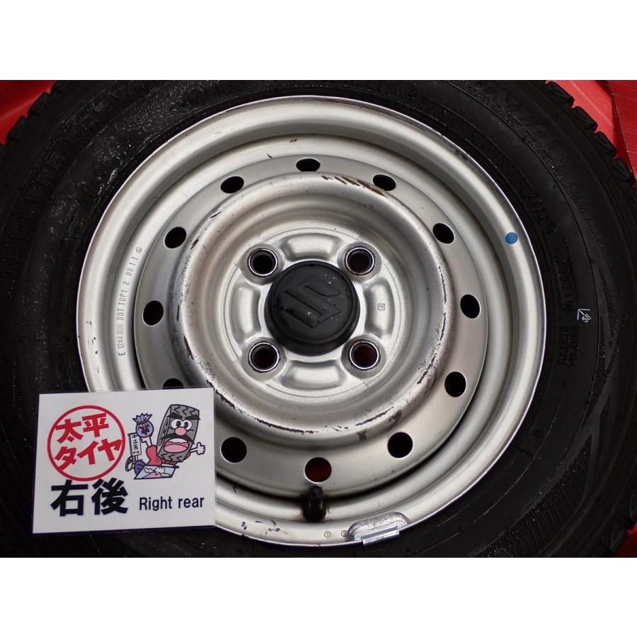 激安 4本SET】エブリイ DA17V 純正 スチールホイール [4.00B +45