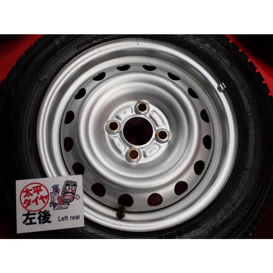14インチ マーチ夏タイヤスチールホイールセット 激安 4本SET】日産 マーチ K13 純正 スチール 鉄ホイール 鉄チン [5.5J