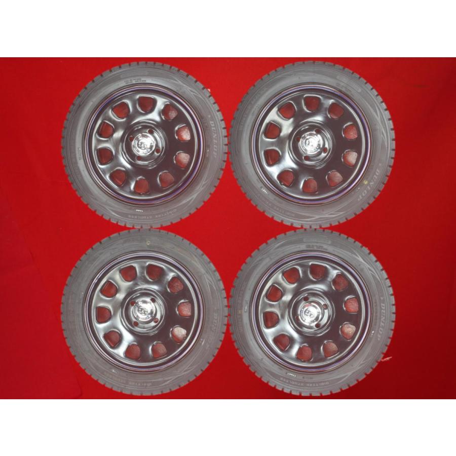 激安 中古 4本セット】 165/60R15 スタッドレス ダンロップ ウィンター 