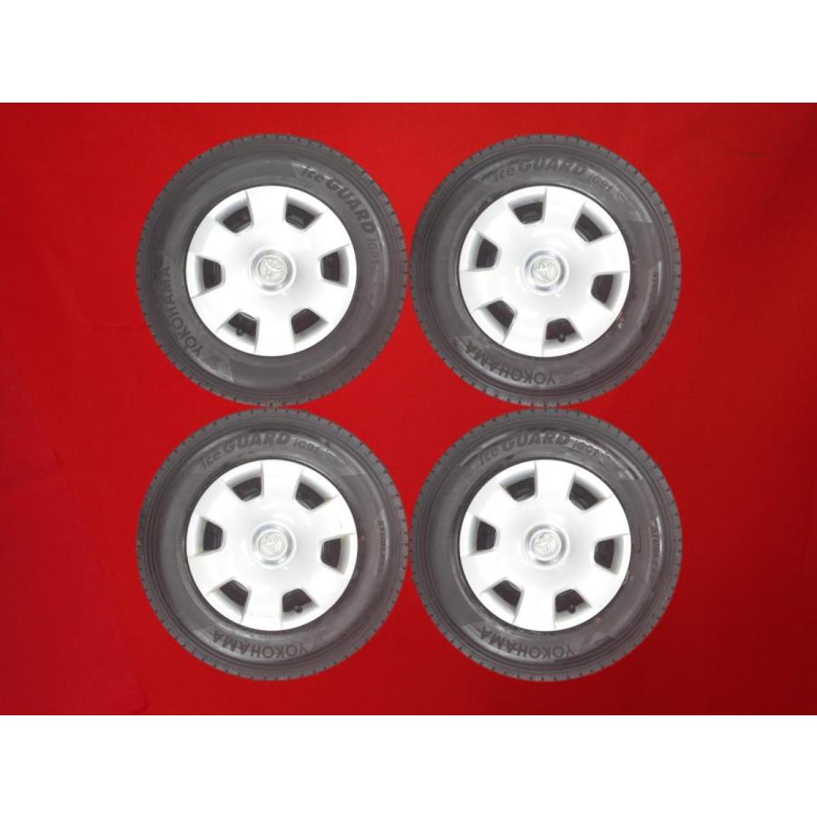 スタッドレス ハイエース 200系 純正スチール キャップ付+ヨコハマ