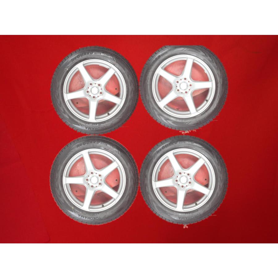 YOKOHAMA ice GUARD G075 225/60R18 18インチ スタッドレス 4本 バリ溝 ハリアー エクストレイル レクサスNX RAV4等　(STF115)paypay決済可能 激安 4本SET】ヨコハマ アイスガード SUV G075 [225/60R18 100Q] 5