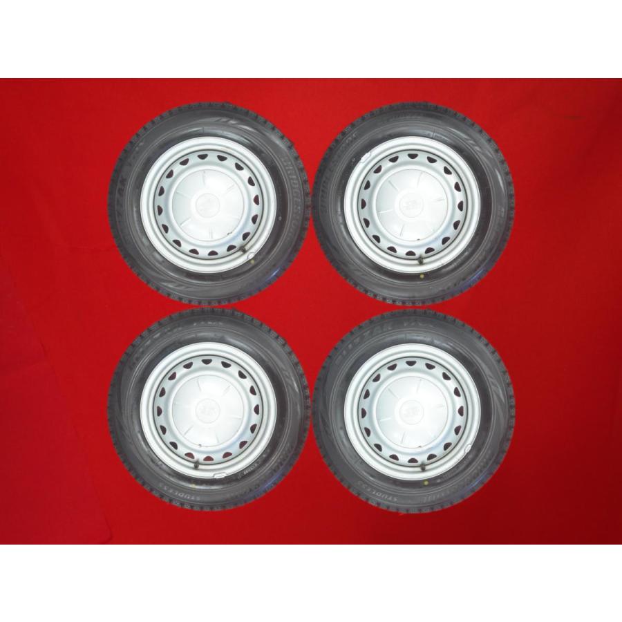 スタッドレス マルチスチール キャップ付+ブリヂストンブリザックVRX  