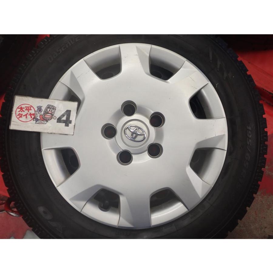 4本セット送料込★トヨタ70系ノアヴォクシー純正アルミ205/60R16★ 激安 4本SET】ヴォクシー/ノア 70系 純正 スチールホイール [6J +50