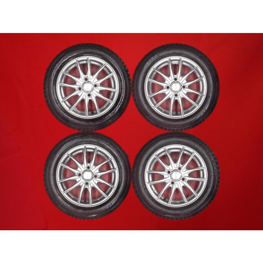 バリ溝 VRX 155 65 14 4本 ブリヂストン 軽全般に適合 ワゴンＲ他 バリ溝 軽自動車サイズ】LEAP 14in 4.5J +45 PCD100 ブリヂストン